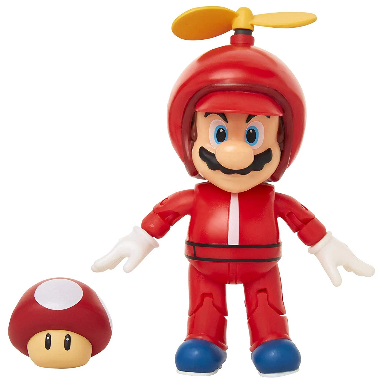 JAKKS PACIFIC Jakks Propeller Mario With Mushroom Action Figure 4 JAKKS PACIFIC Jakks Propeller Mario With Mushroom Action Figure - Image 2