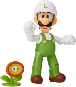 JAKKS PACIFIC Jakks Luigi With Fire Flower Action Figure 5 JAKKS PACIFIC Jakks Luigi With Fire Flower Action Figure -Boutique Toy Store 039897726304 2 34879.1604764893