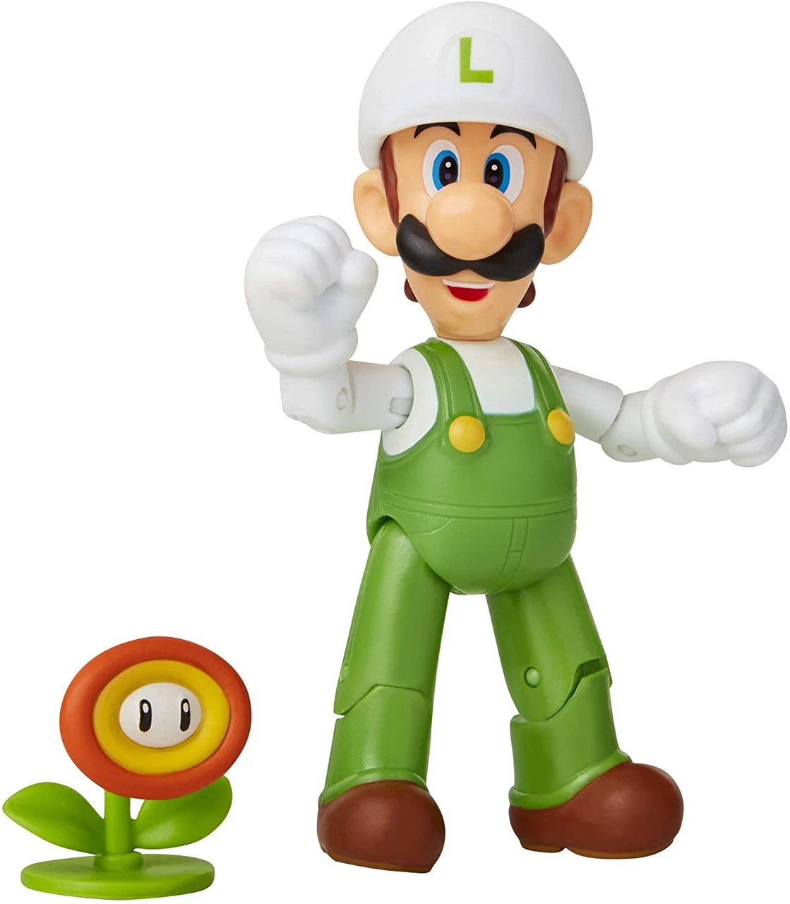 JAKKS PACIFIC Jakks Luigi With Fire Flower Action Figure 4 JAKKS PACIFIC Jakks Luigi With Fire Flower Action Figure - Image 2