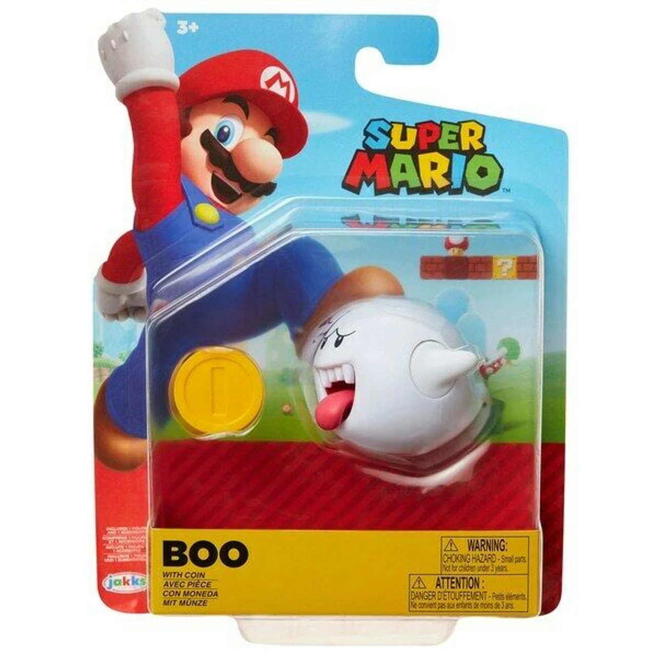 JAKKS PACIFIC Jakks Super Mario Boo With Coin Action Figure 4 JAKKS PACIFIC Jakks Super Mario Boo With Coin Action Figure - Image 2
