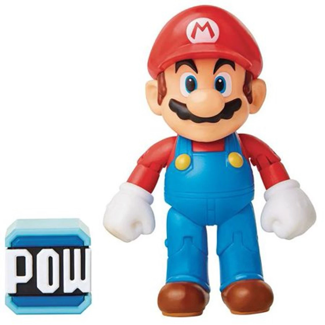 JAKKS PACIFIC Jakks Mario With POW Block Action Figure 3 JAKKS PACIFIC Jakks Mario With POW Block Action Figure