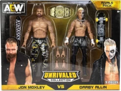 JAKKS PACIFIC Jakks AEW Unrivaled Collection Rivals Pack - Darby Allin And Jon Moxley Action Figure 2 Pack