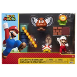 JAKKS PACIFIC Jakks Super Mario Lava Castle Diorama Set