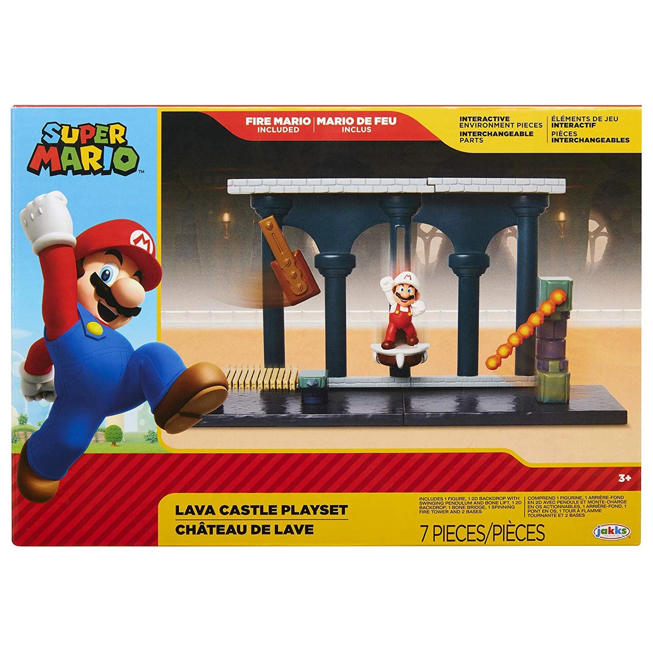 JAKKS PACIFIC Jakks Super Mario Lava Castle Playset 3 JAKKS PACIFIC Jakks Super Mario Lava Castle Playset