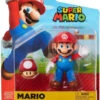 JAKKS PACIFIC Jakks Mario With Super Mushroom Action Figure 2 JAKKS PACIFIC Jakks Mario With Super Mushroom Action Figure -Boutique Toy Store 192995405578 95707.1599557174
