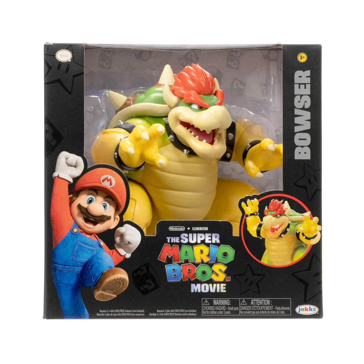 JAKKS PACIFIC The Super Mario Bros. Movies Bowser 7" Action Figure 3 JAKKS PACIFIC The Super Mario Bros. Movies Bowser 7" Action Figure