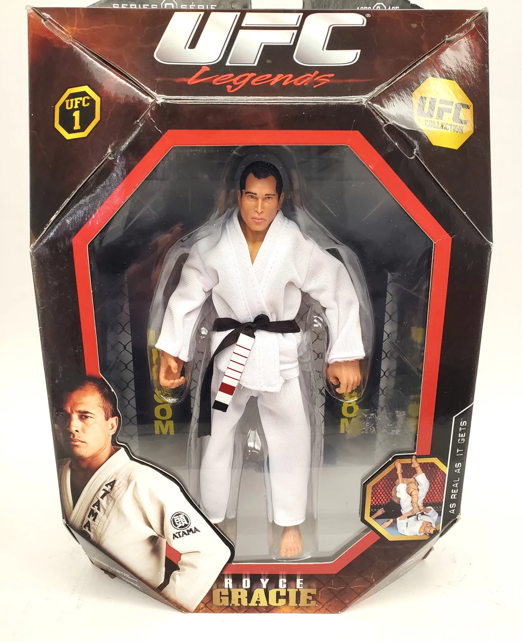 JAKKS PACIFIC JAKKS UFC Series 0 Royce Gracie Action Figure 4 JAKKS PACIFIC JAKKS UFC Series 0 Royce Gracie Action Figure - Image 2