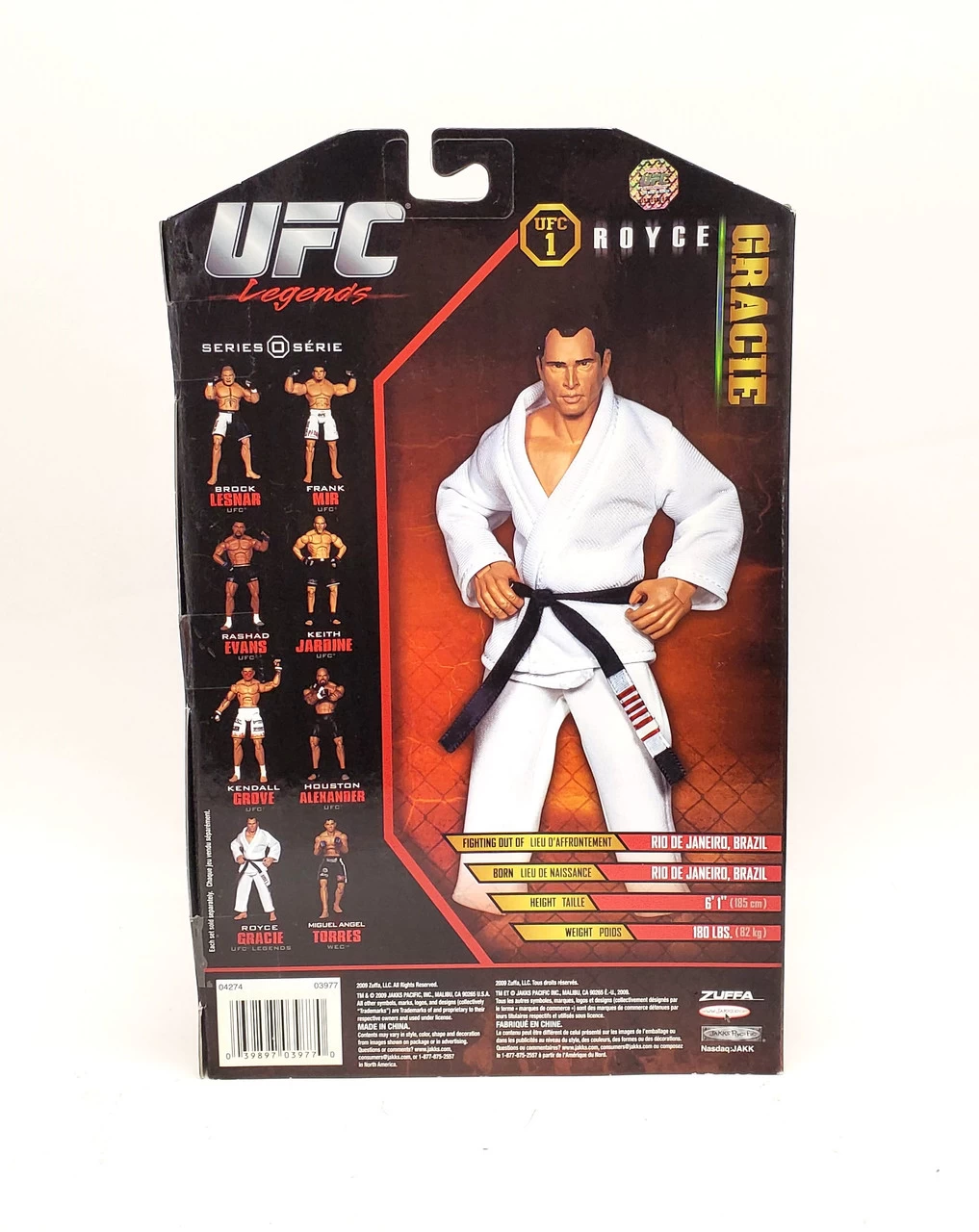 JAKKS PACIFIC JAKKS UFC Series 0 Royce Gracie Action Figure 6 JAKKS PACIFIC JAKKS UFC Series 0 Royce Gracie Action Figure - Image 4