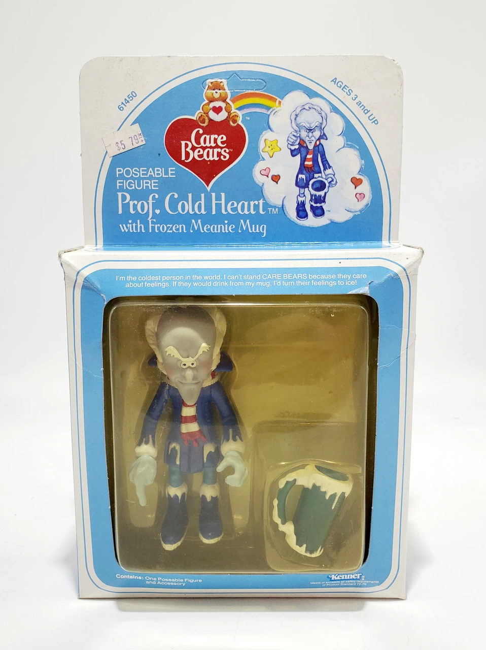 JAKKS PACIFIC Kenner (1984) Care Bears Prof. Cold Heart Action Figure 3 JAKKS PACIFIC Kenner (1984) Care Bears Prof. Cold Heart Action Figure