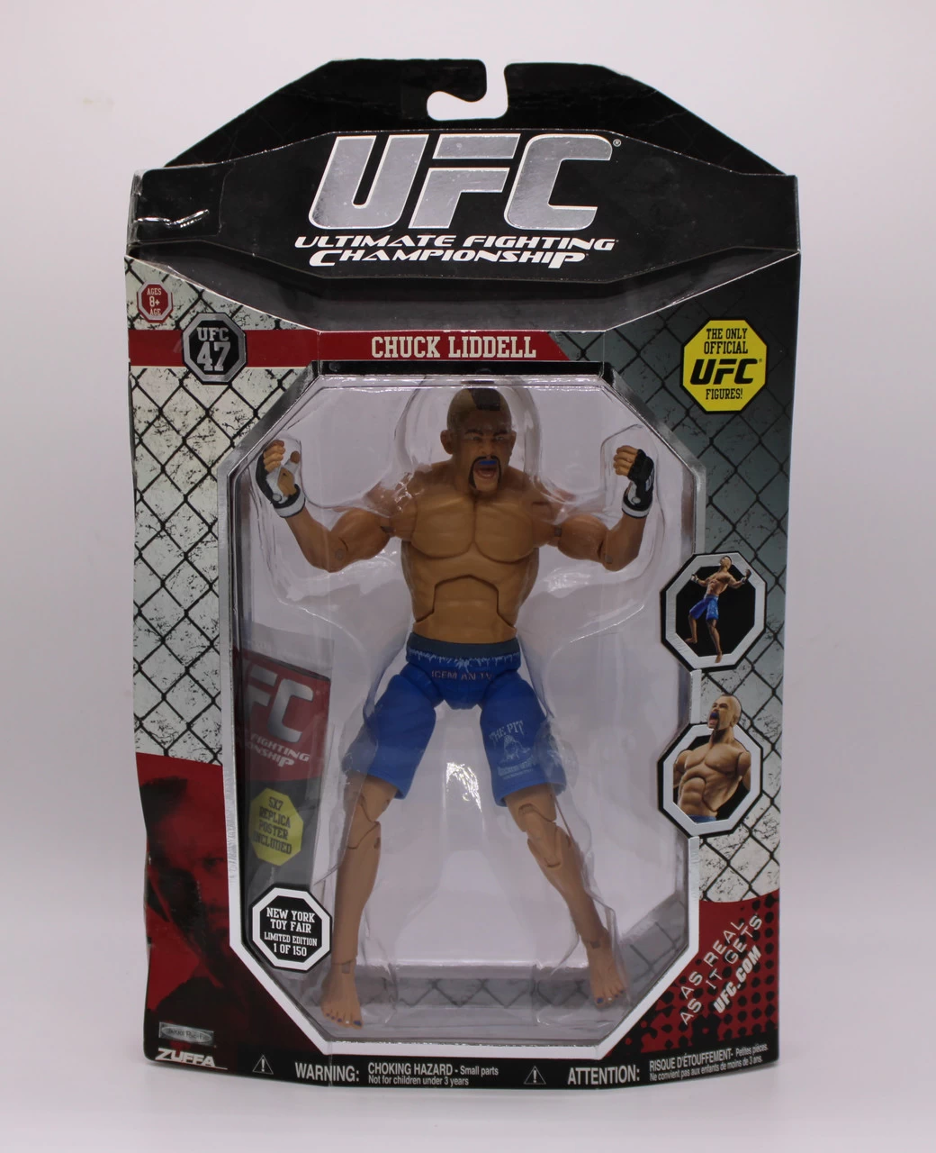 JAKKS PACIFIC JAKKS UFC Chuck Liddell New York Toy Fair 1/150 Exclusive Action Figure 3 JAKKS PACIFIC JAKKS UFC Chuck Liddell New York Toy Fair 1/150 Exclusive Action Figure