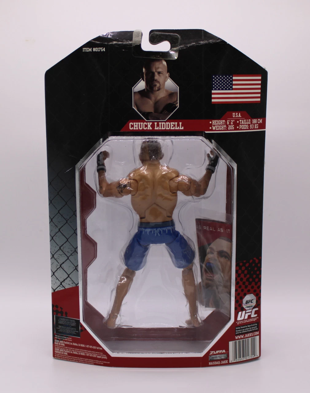 JAKKS PACIFIC JAKKS UFC Chuck Liddell New York Toy Fair 1/150 Exclusive Action Figure 7 JAKKS PACIFIC JAKKS UFC Chuck Liddell New York Toy Fair 1/150 Exclusive Action Figure - Image 5