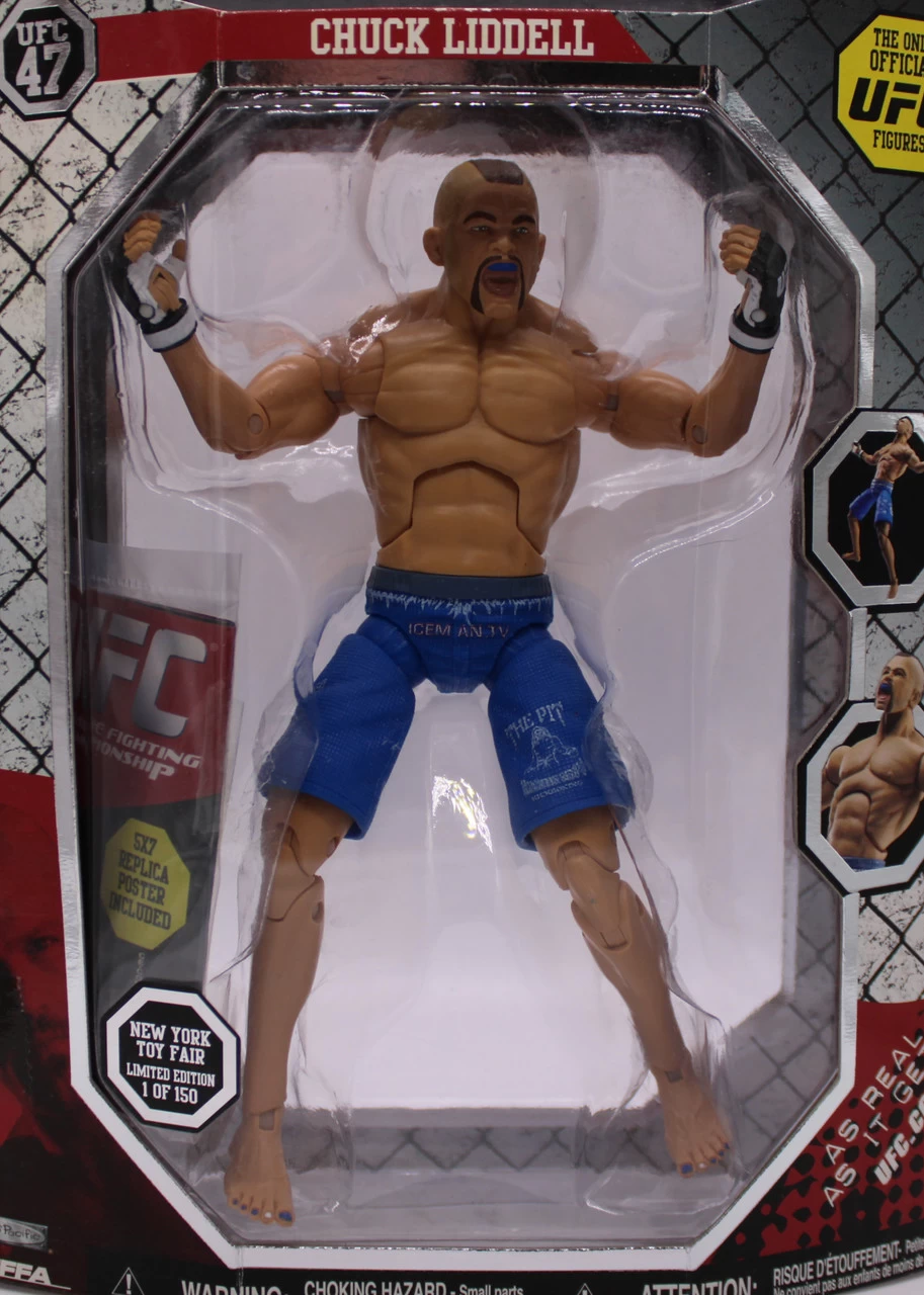 JAKKS PACIFIC JAKKS UFC Chuck Liddell New York Toy Fair 1/150 Exclusive Action Figure 5 JAKKS PACIFIC JAKKS UFC Chuck Liddell New York Toy Fair 1/150 Exclusive Action Figure - Image 3