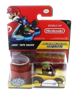 JAKKS PACIFIC World Of Nintendo Tape Racer Action Figure: Luigi