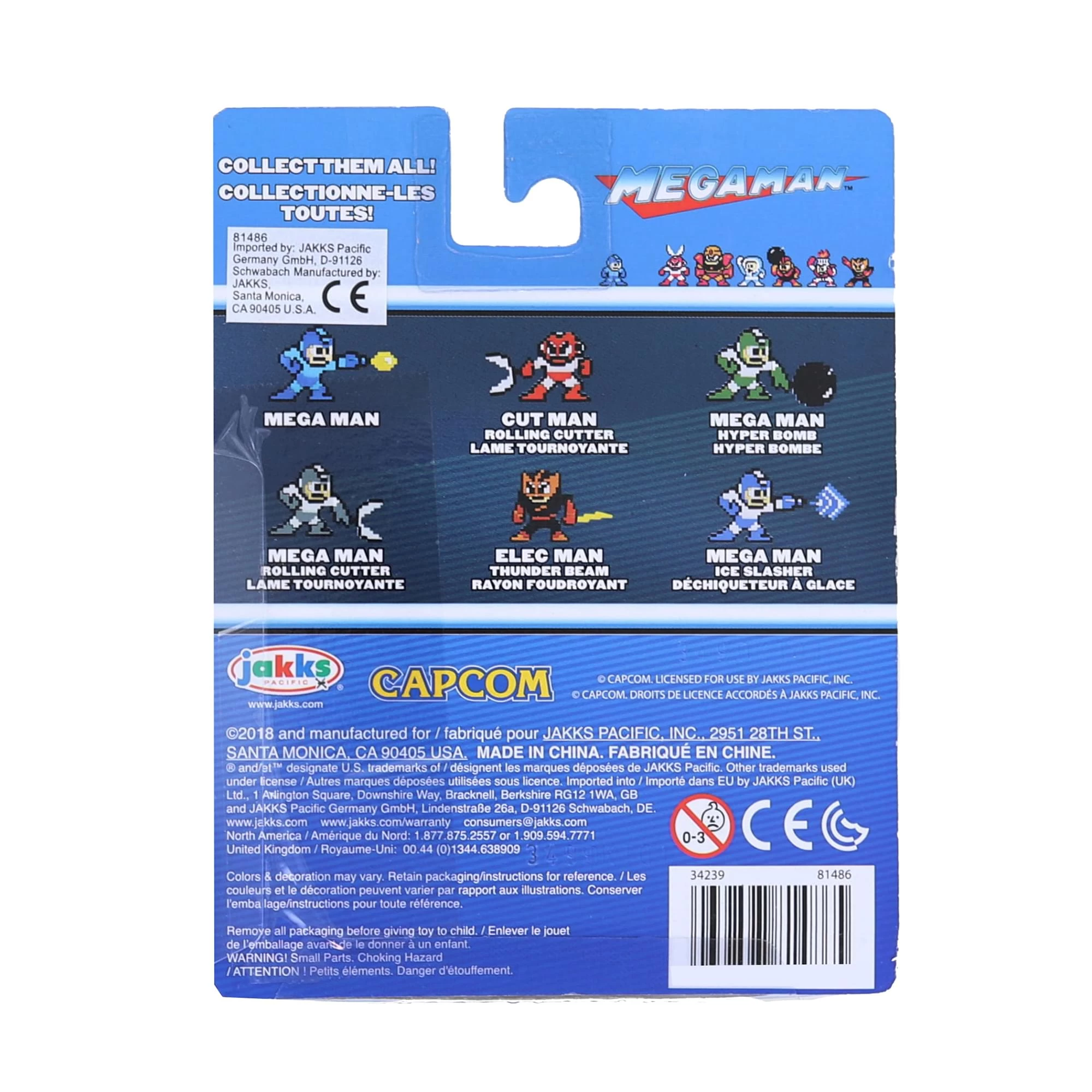 JAKKS PACIFIC Mega Man 8 Bit Figure | Elec Man 4 JAKKS PACIFIC Mega Man 8 Bit Figure | Elec Man - Image 2