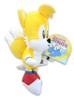 JAKKS PACIFIC Sonic The Hedgehog 7 Inch Character Plush | Tails -Boutique Toy Store JKP 400674TA CC