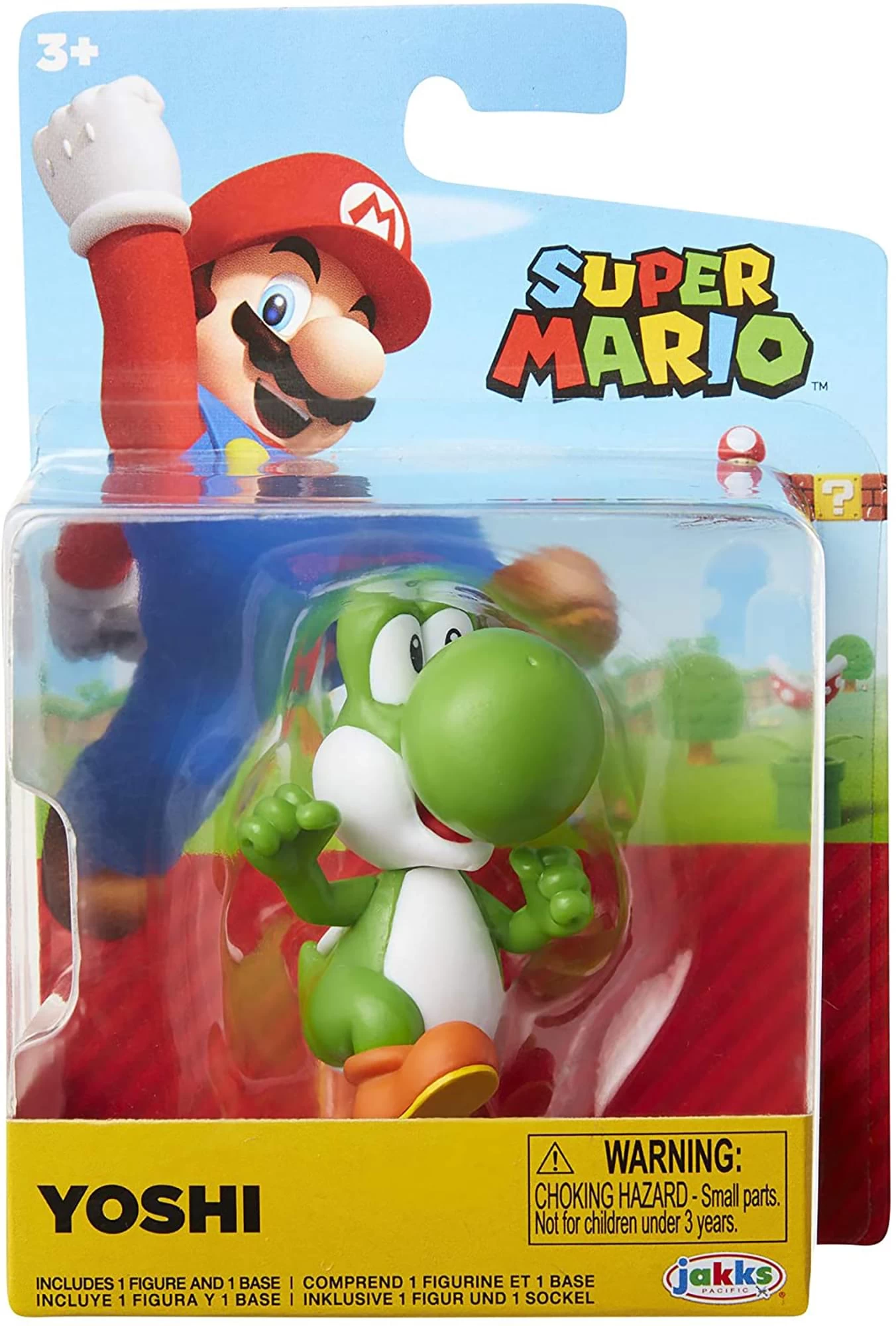 JAKKS PACIFIC Super Mario World Of Nintendo 2.5 Inch Figure | Running Yoshi 5 JAKKS PACIFIC Super Mario World Of Nintendo 2.5 Inch Figure | Running Yoshi - Image 3