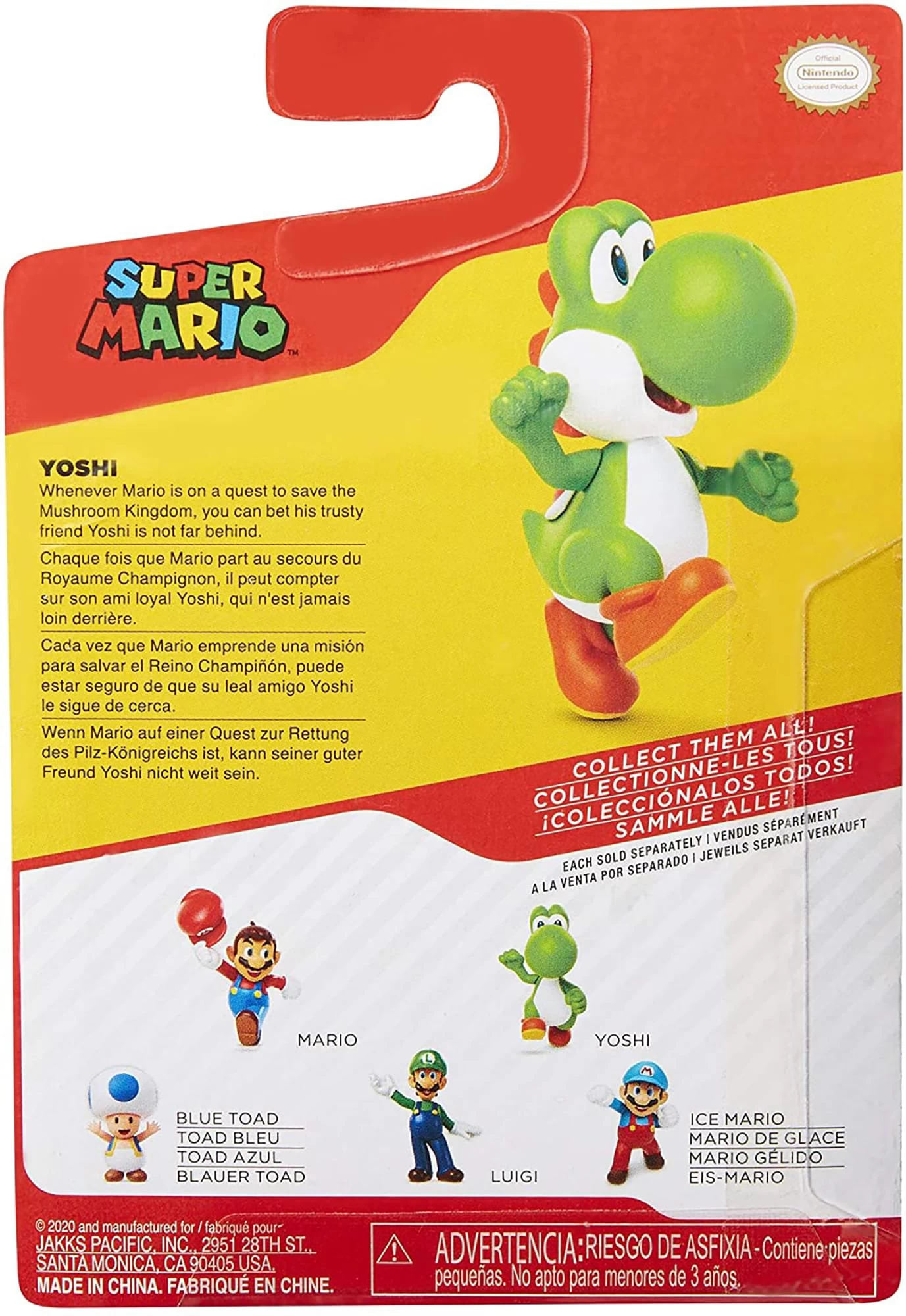 JAKKS PACIFIC Super Mario World Of Nintendo 2.5 Inch Figure | Running Yoshi 6 JAKKS PACIFIC Super Mario World Of Nintendo 2.5 Inch Figure | Running Yoshi - Image 4