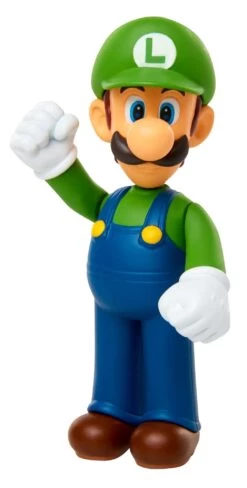 JAKKS PACIFIC Super Mario World Of Nintendo 2.5 Inch Figure | Standing Luigi