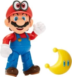 JAKKS PACIFIC Super Mario World Of Nintendo 4 Inch Figure | Mario & Cappy