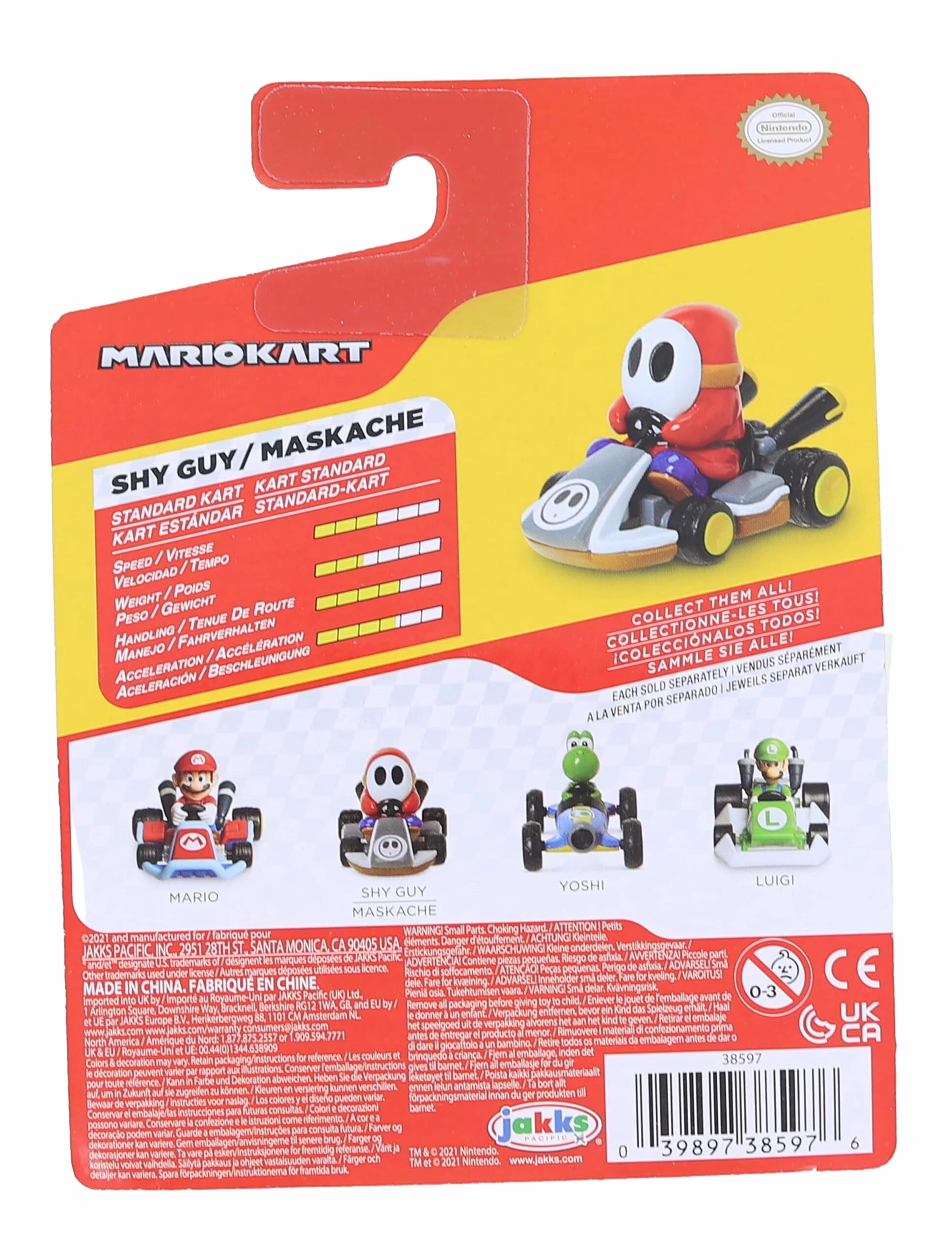 JAKKS PACIFIC Super Mario Kart Racers Wave 5 | Shy Guy 4 JAKKS PACIFIC Super Mario Kart Racers Wave 5 | Shy Guy - Image 2