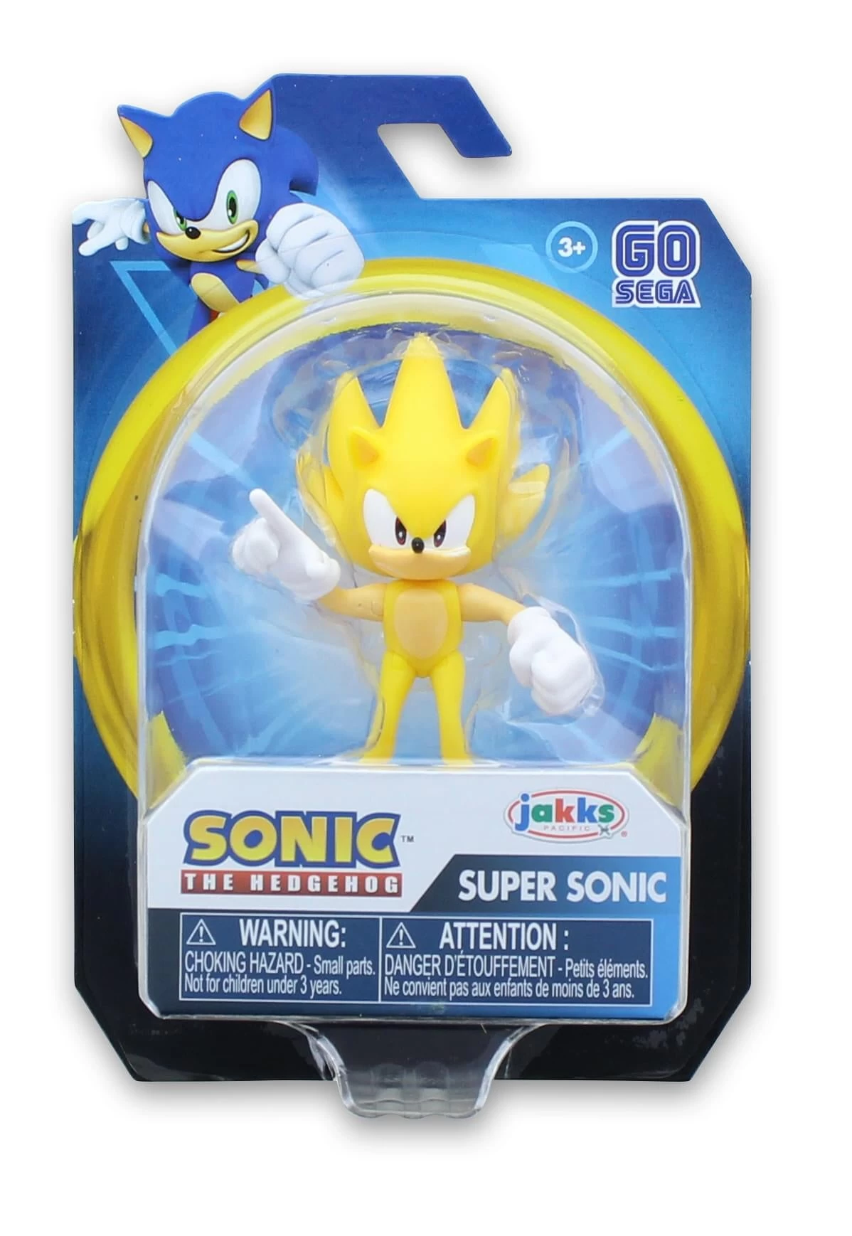 JAKKS PACIFIC Sonic The Hedgehog 2.5 Inch Action Figure | Modern Super Sonic 3 JAKKS PACIFIC Sonic The Hedgehog 2.5 Inch Action Figure | Modern Super Sonic