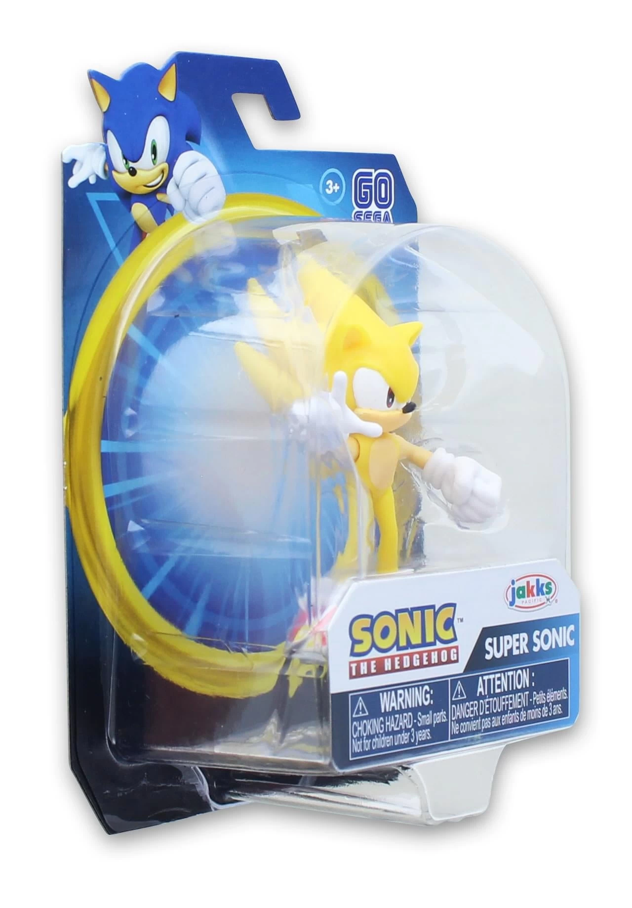 JAKKS PACIFIC Sonic The Hedgehog 2.5 Inch Action Figure | Modern Super Sonic 4 JAKKS PACIFIC Sonic The Hedgehog 2.5 Inch Action Figure | Modern Super Sonic - Image 2