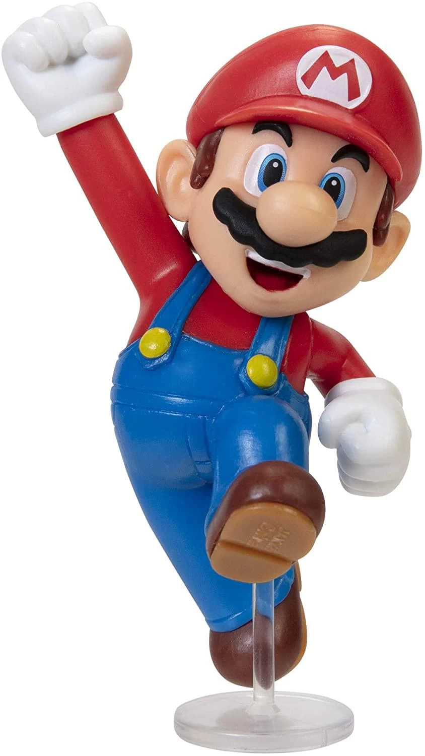JAKKS PACIFIC Super Mario World Of Nintendo 2.5 Inch Figure | Jumping Mario 3 JAKKS PACIFIC Super Mario World Of Nintendo 2.5 Inch Figure | Jumping Mario