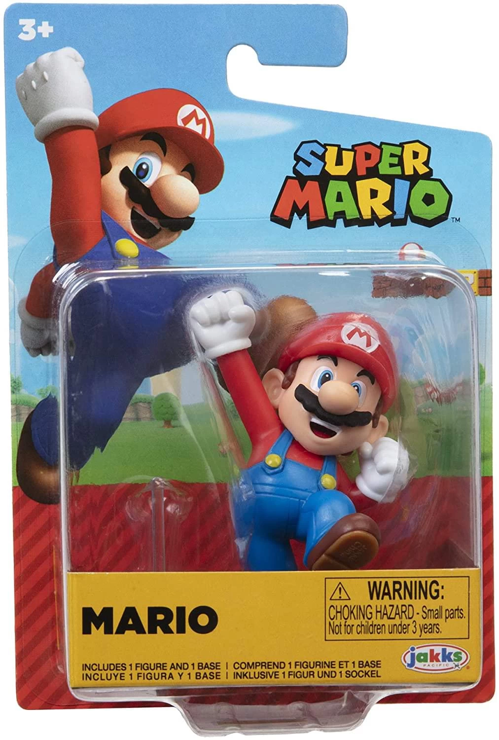 JAKKS PACIFIC Super Mario World Of Nintendo 2.5 Inch Figure | Jumping Mario 6 JAKKS PACIFIC Super Mario World Of Nintendo 2.5 Inch Figure | Jumping Mario - Image 4