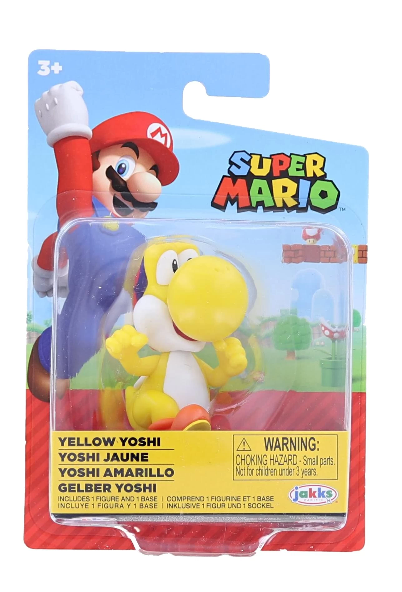 JAKKS PACIFIC Super Mario World Of Nintendo 2.5 Inch Figure | Yellow Yoshi 4 JAKKS PACIFIC Super Mario World Of Nintendo 2.5 Inch Figure | Yellow Yoshi - Image 2