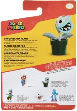 JAKKS PACIFIC Super Mario World Of Nintendo 2.5 Inch Figure | Bone Piranha Plant 8 JAKKS PACIFIC Super Mario World Of Nintendo 2.5 Inch Figure | Bone Piranha Plant -Boutique Toy Store JKP 40545 CC