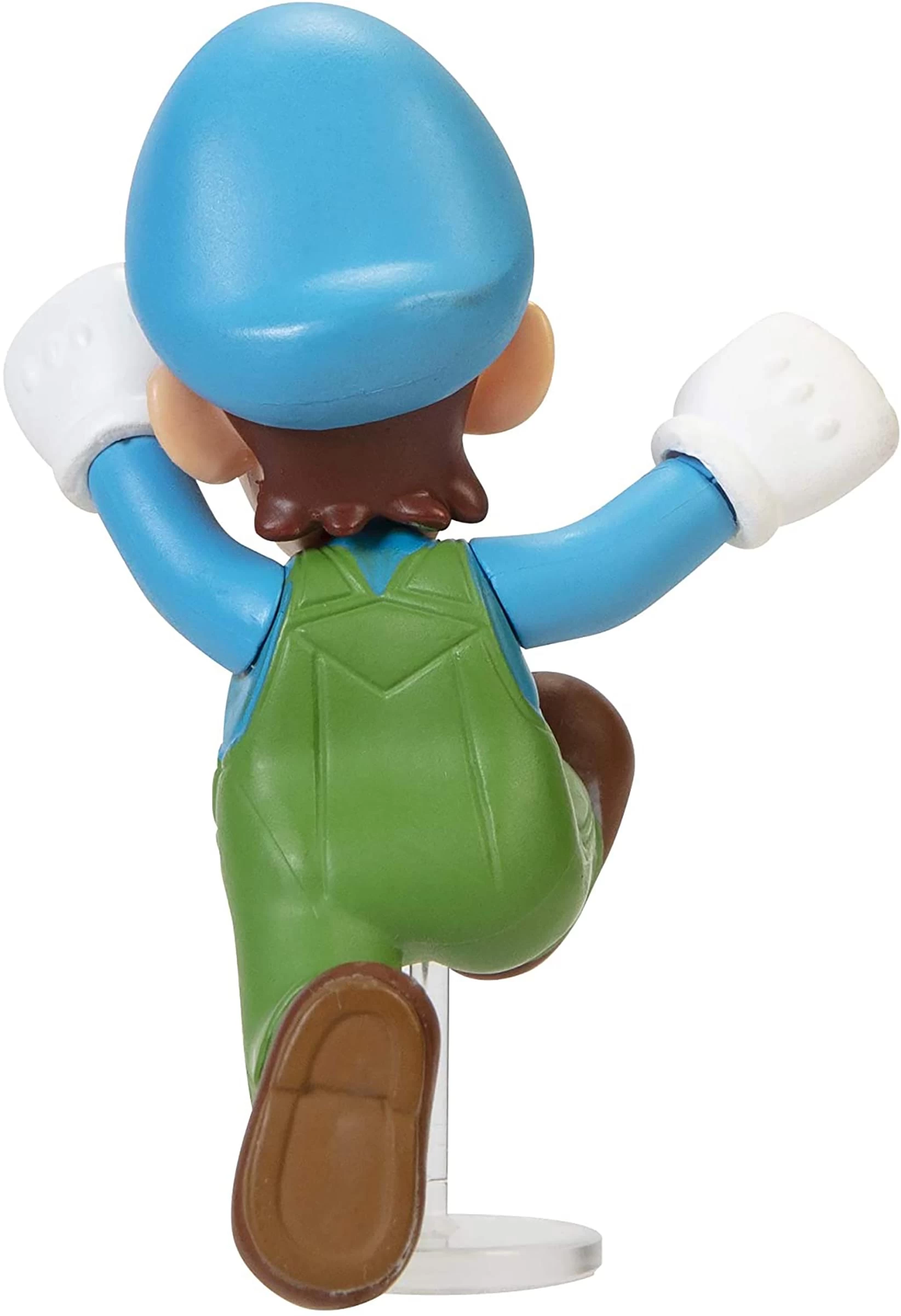 JAKKS PACIFIC Super Mario World Of Nintendo 2.5 Inch Figure | Running Ice Luigi 6 JAKKS PACIFIC Super Mario World Of Nintendo 2.5 Inch Figure | Running Ice Luigi - Image 4