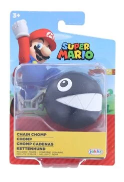 JAKKS PACIFIC Super Mario World Of Nintendo 2.5 Inch Figure | Chain Chomp