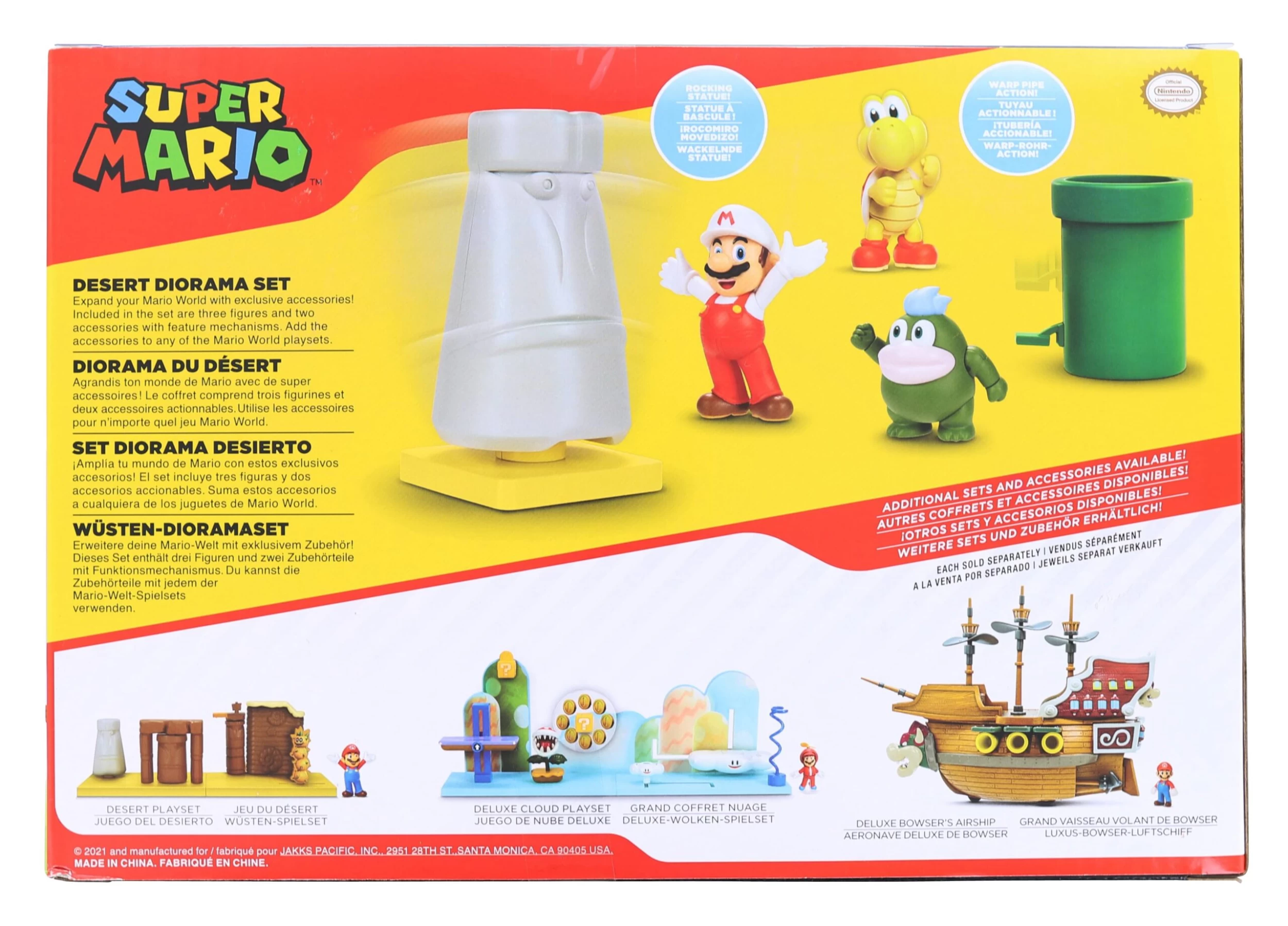 JAKKS PACIFIC Super Mario World Of Nintendo 2.5 Inch Figure Desert Plains Diorama Set 4 JAKKS PACIFIC Super Mario World Of Nintendo 2.5 Inch Figure Desert Plains Diorama Set - Image 2