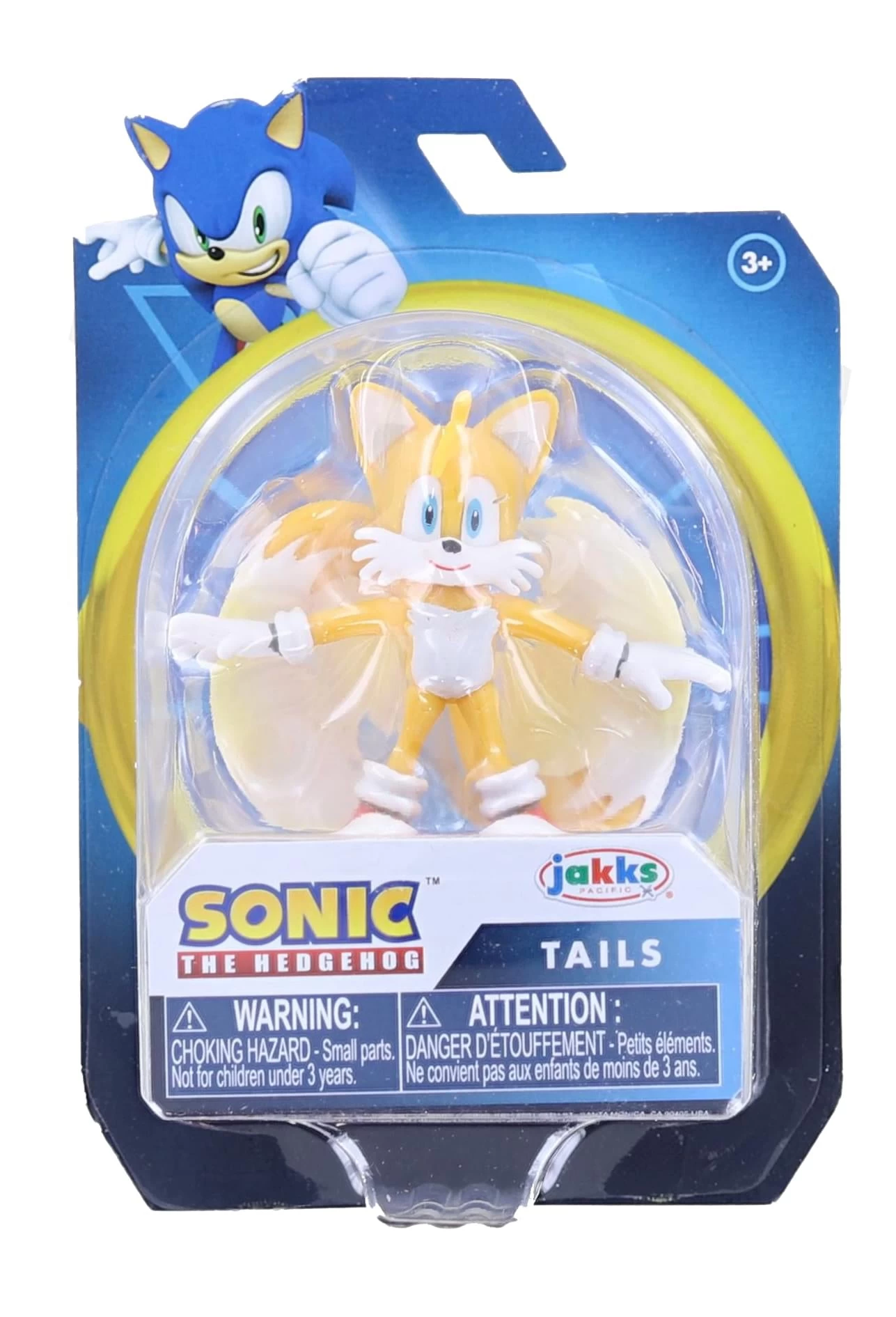 JAKKS PACIFIC Sonic The Hedgehog 2.5 Inch Figure | Modern Tails 4 JAKKS PACIFIC Sonic The Hedgehog 2.5 Inch Figure | Modern Tails - Image 2