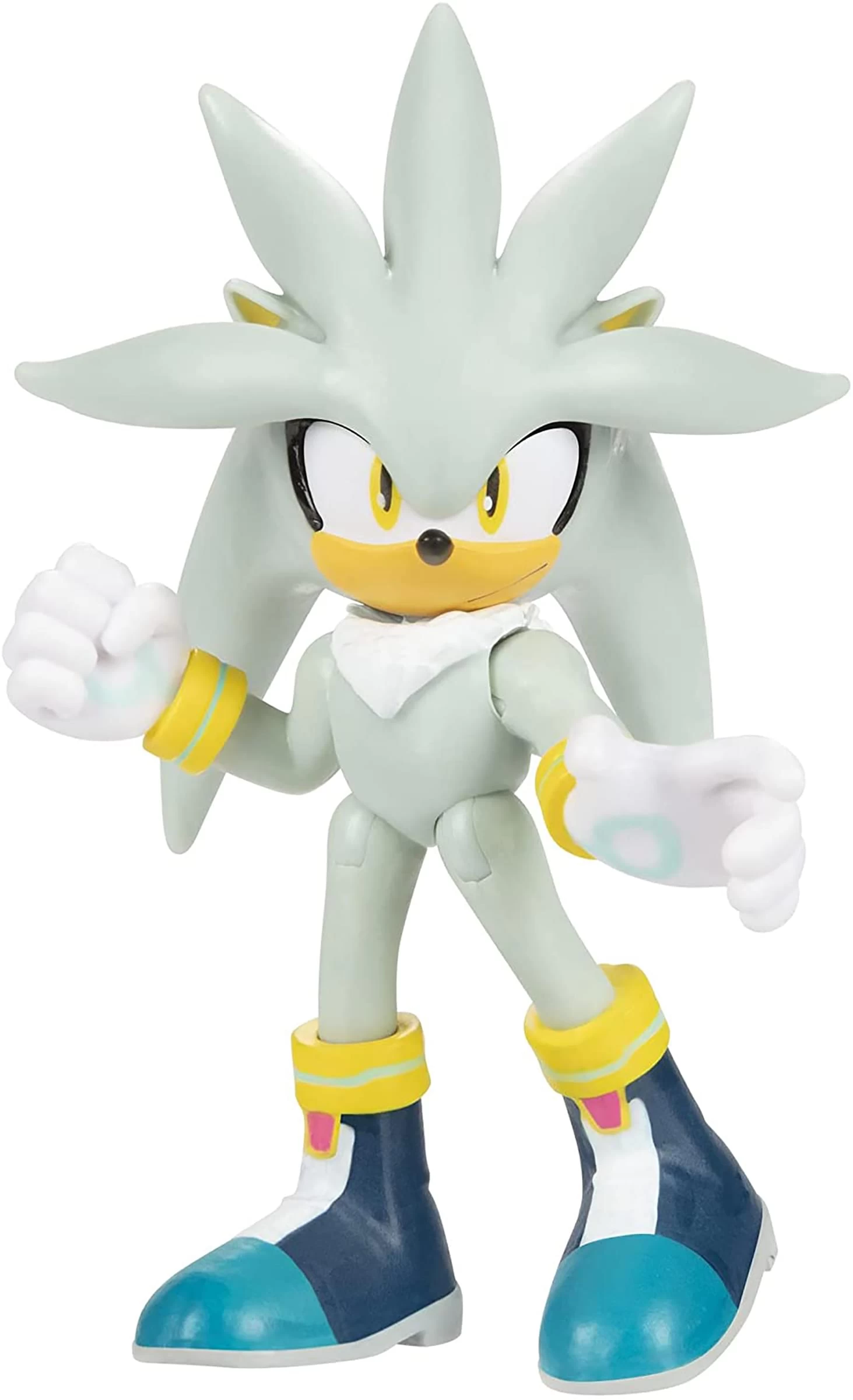 JAKKS PACIFIC Sonic The Hedgehog 2.5 Inch Figure | Modern Silver 3 JAKKS PACIFIC Sonic The Hedgehog 2.5 Inch Figure | Modern Silver