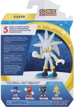 JAKKS PACIFIC Sonic The Hedgehog 2.5 Inch Figure | Modern Silver 9 JAKKS PACIFIC Sonic The Hedgehog 2.5 Inch Figure | Modern Silver -Boutique Toy Store JKP 40689I CD