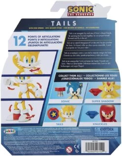JAKKS PACIFIC Sonic The Hedgehog 4 Inch Figure | Modern Tails 10 JAKKS PACIFIC Sonic The Hedgehog 4 Inch Figure | Modern Tails -Boutique Toy Store JKP 407024 CD