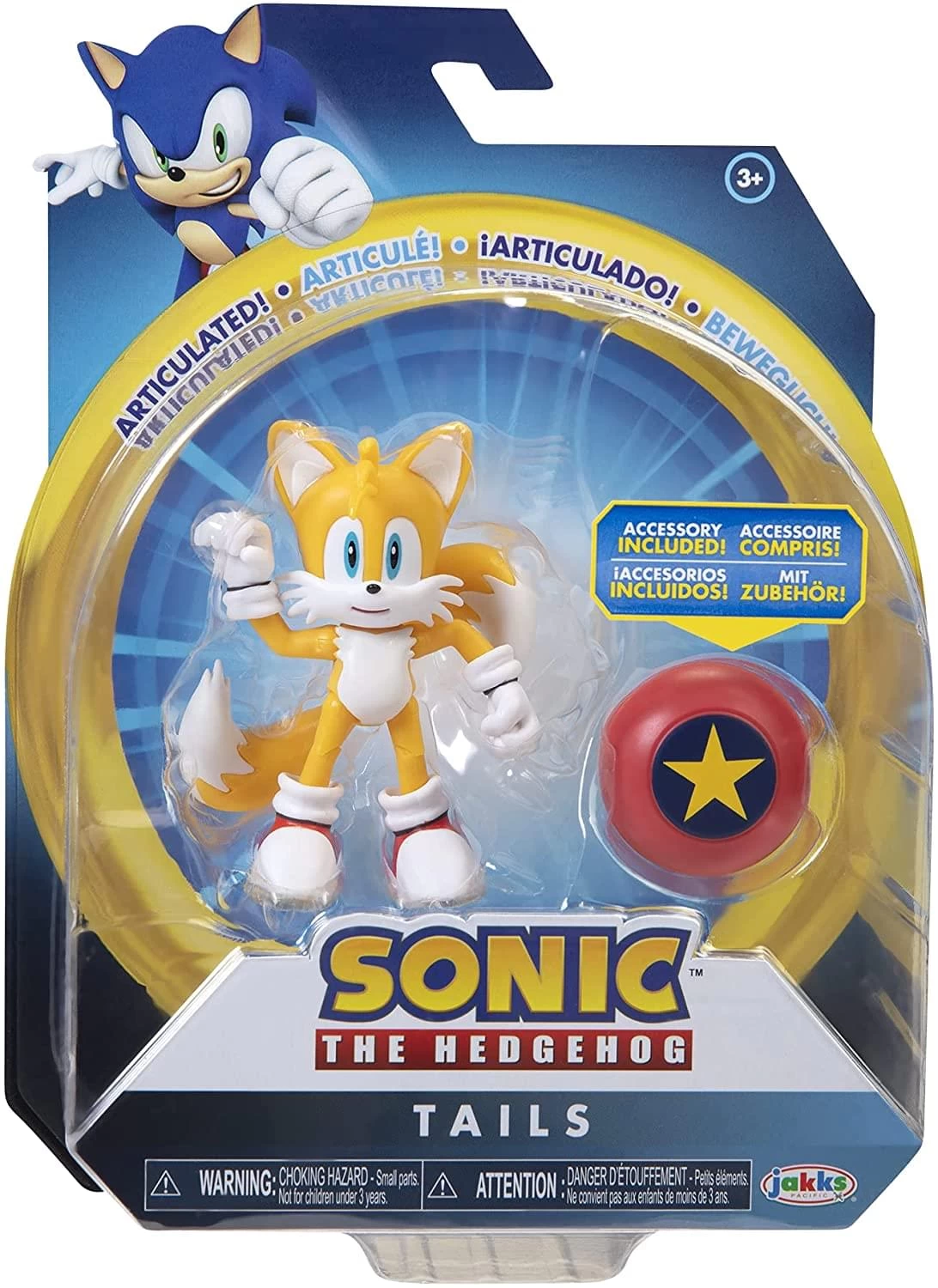 JAKKS PACIFIC Sonic The Hedgehog 4 Inch Figure | Modern Tails 7 JAKKS PACIFIC Sonic The Hedgehog 4 Inch Figure | Modern Tails - Image 5