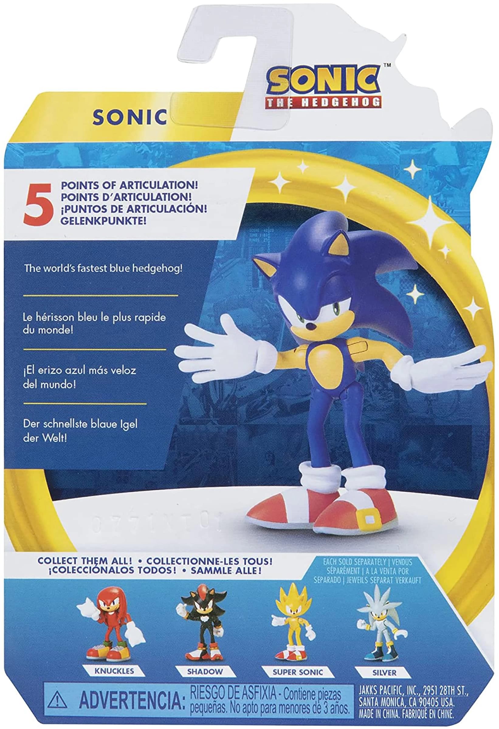 JAKKS PACIFIC Sonic The Hedgehog 2.5 Inch Figure | Modern Sonic 6 JAKKS PACIFIC Sonic The Hedgehog 2.5 Inch Figure | Modern Sonic - Image 4