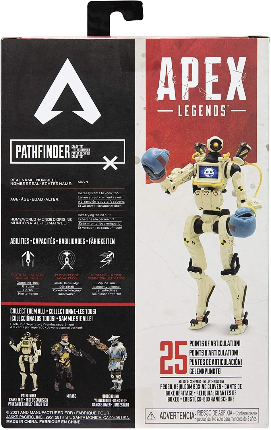 JAKKS PACIFIC Apex Legends 6 Inch Action Figure | Crash Test Pathfinder 5 JAKKS PACIFIC Apex Legends 6 Inch Action Figure | Crash Test Pathfinder - Image 3