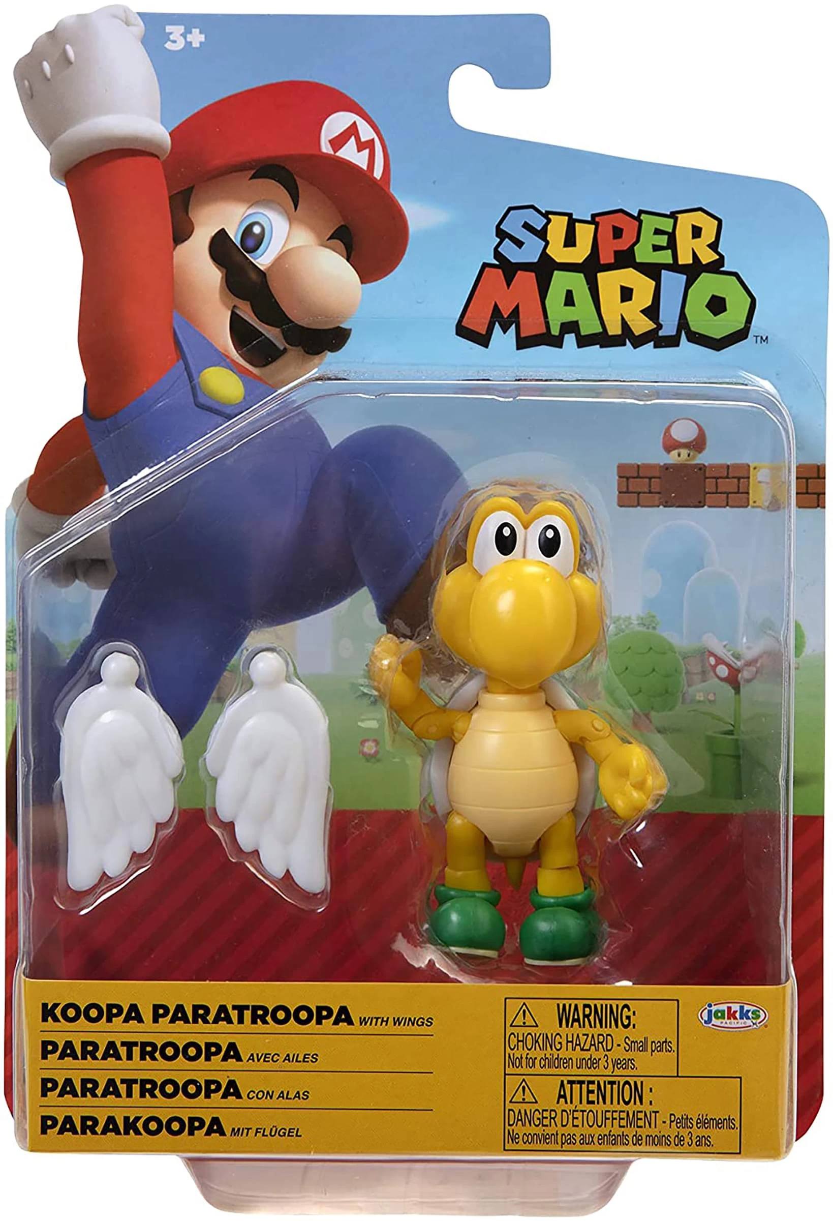 JAKKS PACIFIC Super Mario World Of Nintendo 4 Inch Figure | Koopa Paratroopa 5 JAKKS PACIFIC Super Mario World Of Nintendo 4 Inch Figure | Koopa Paratroopa - Image 3