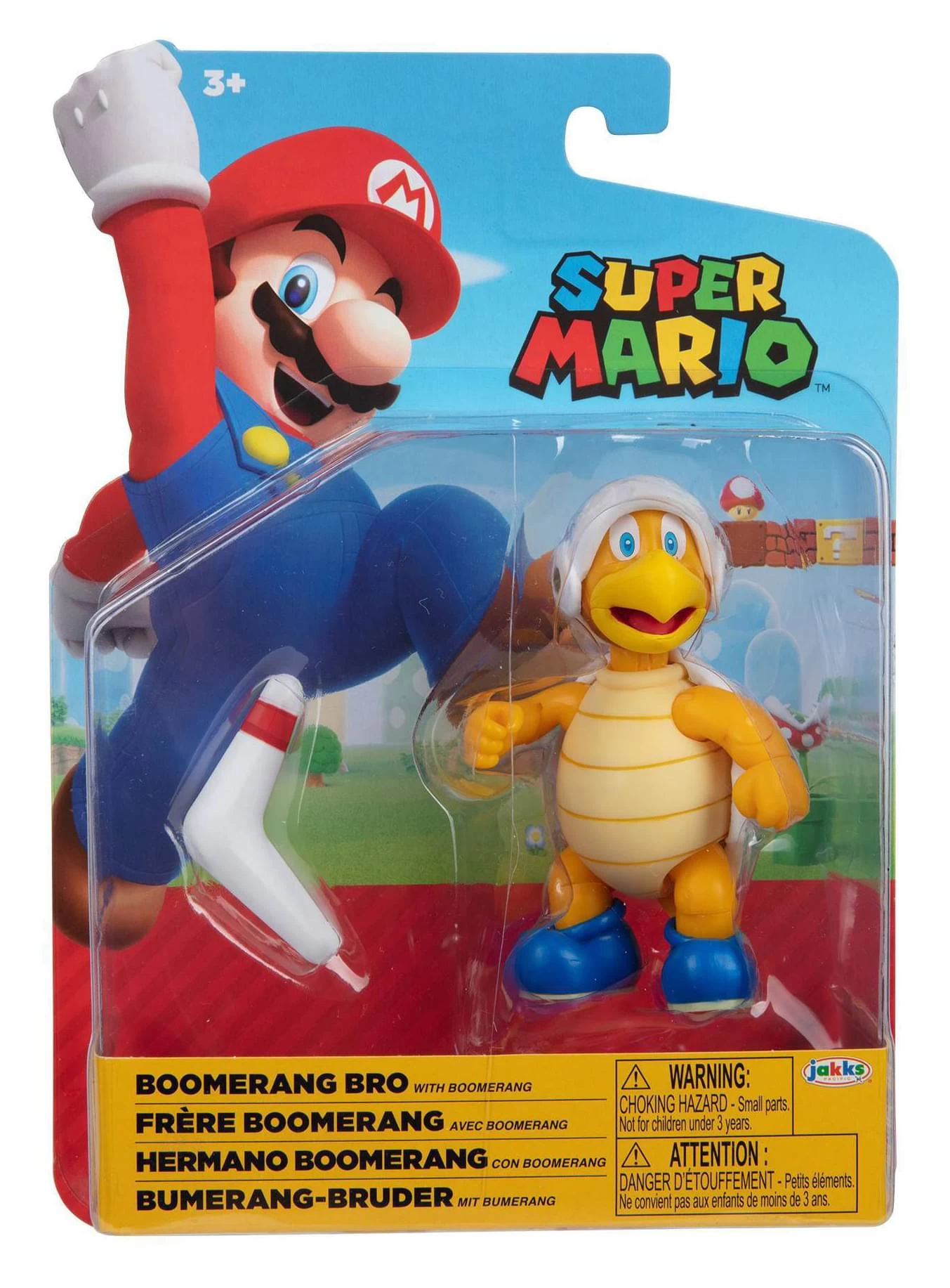 JAKKS PACIFIC Super Mario 4 Inch Action Figure | Hammer Bro W/ Boomerang 4 JAKKS PACIFIC Super Mario 4 Inch Action Figure | Hammer Bro W/ Boomerang - Image 2