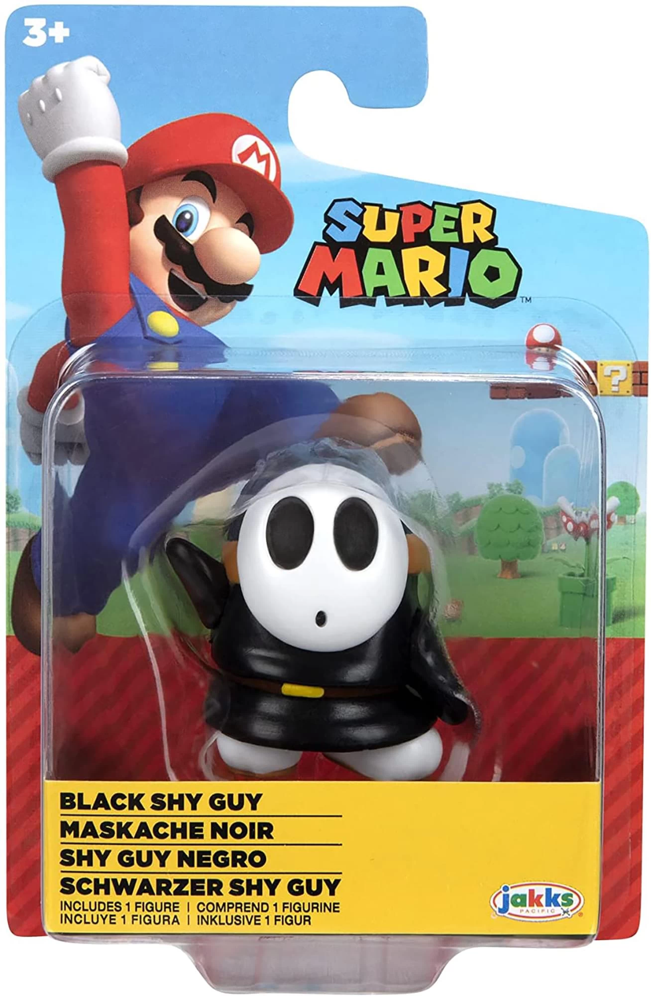 JAKKS PACIFIC Super Mario World Of Nintendo 2.5 Inch Figure | Black Shy Guy 5 JAKKS PACIFIC Super Mario World Of Nintendo 2.5 Inch Figure | Black Shy Guy - Image 3