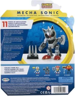 JAKKS PACIFIC Sonic The Hedgehog 4 Inch Figure | Mecha Sonic 9 JAKKS PACIFIC Sonic The Hedgehog 4 Inch Figure | Mecha Sonic -Boutique Toy Store JKP 40892I CD