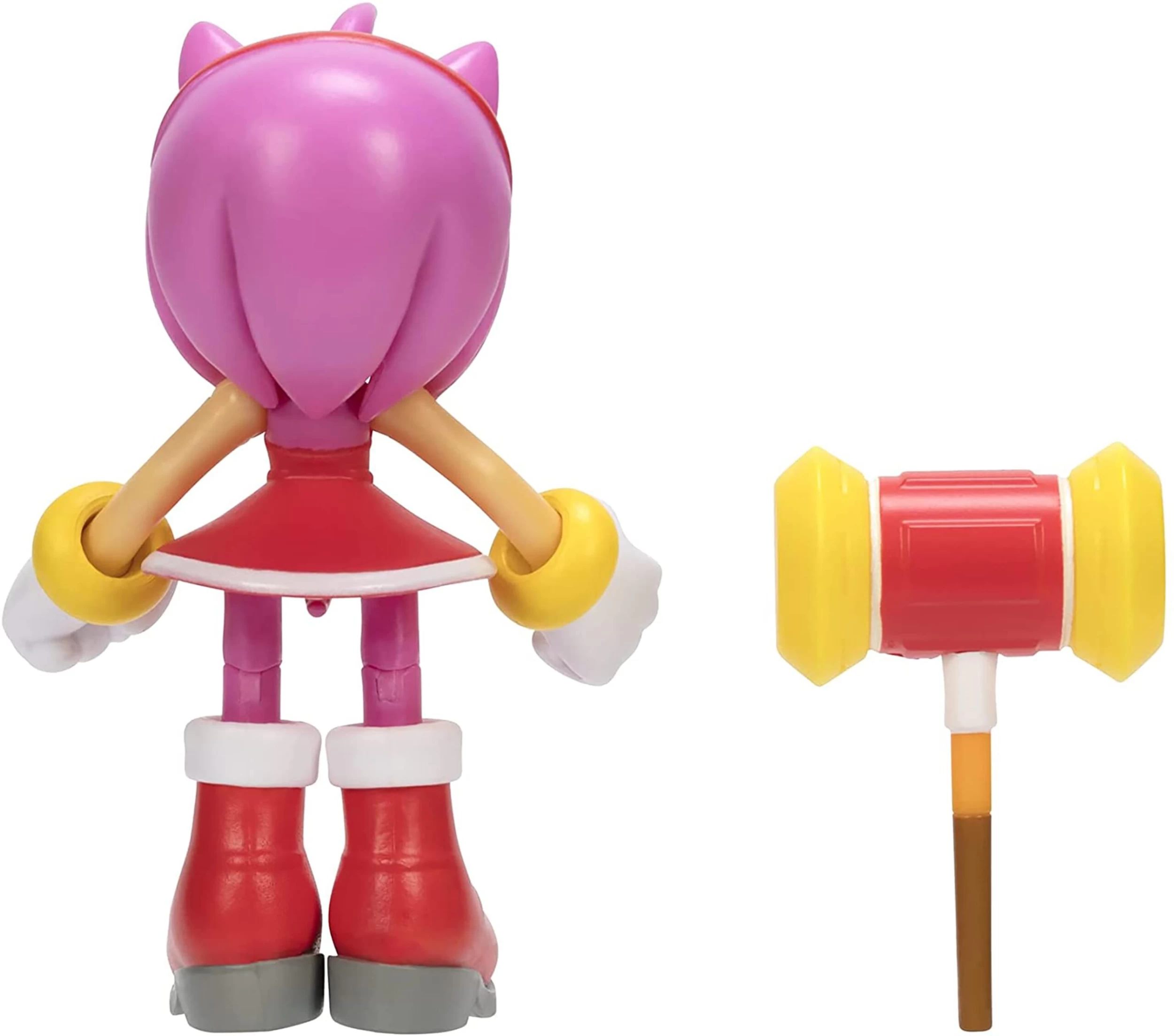JAKKS PACIFIC Sonic The Hedgehog 4 Inch Figure | Modern Amy With Hammer 4 JAKKS PACIFIC Sonic The Hedgehog 4 Inch Figure | Modern Amy With Hammer - Image 2