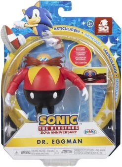 JAKKS PACIFIC Sonic The Hedgehog 4 Inch Figure | Classic Eggman -Boutique Toy Store JKP 40906I CC