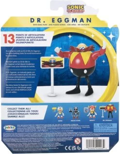 JAKKS PACIFIC Sonic The Hedgehog 4 Inch Figure | Classic Eggman -Boutique Toy Store JKP 40906I CD