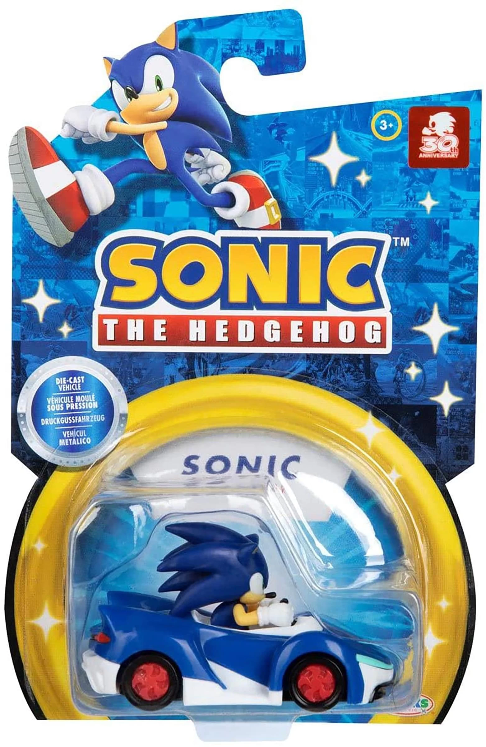 JAKKS PACIFIC Sonic The Hedgehog 1:64 Die-Cast Vehicle | Sonic 5 JAKKS PACIFIC Sonic The Hedgehog 1:64 Die-Cast Vehicle | Sonic - Image 3