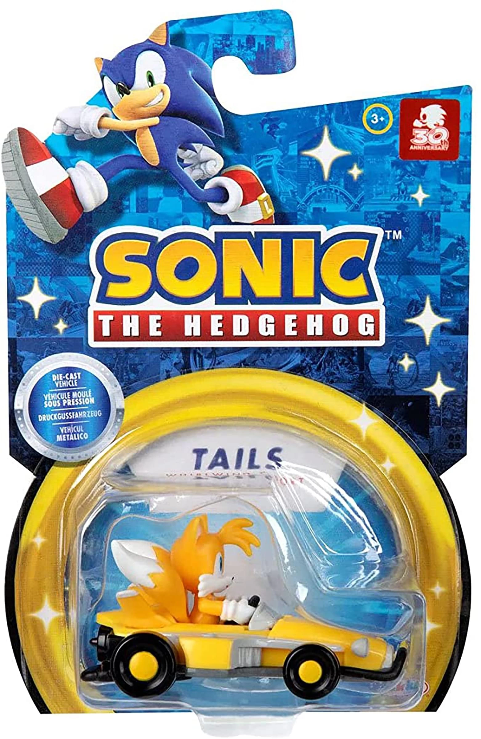 JAKKS PACIFIC Sonic The Hedgehog 1:64 Die-Cast Vehicle | Tails 4 JAKKS PACIFIC Sonic The Hedgehog 1:64 Die-Cast Vehicle | Tails - Image 2