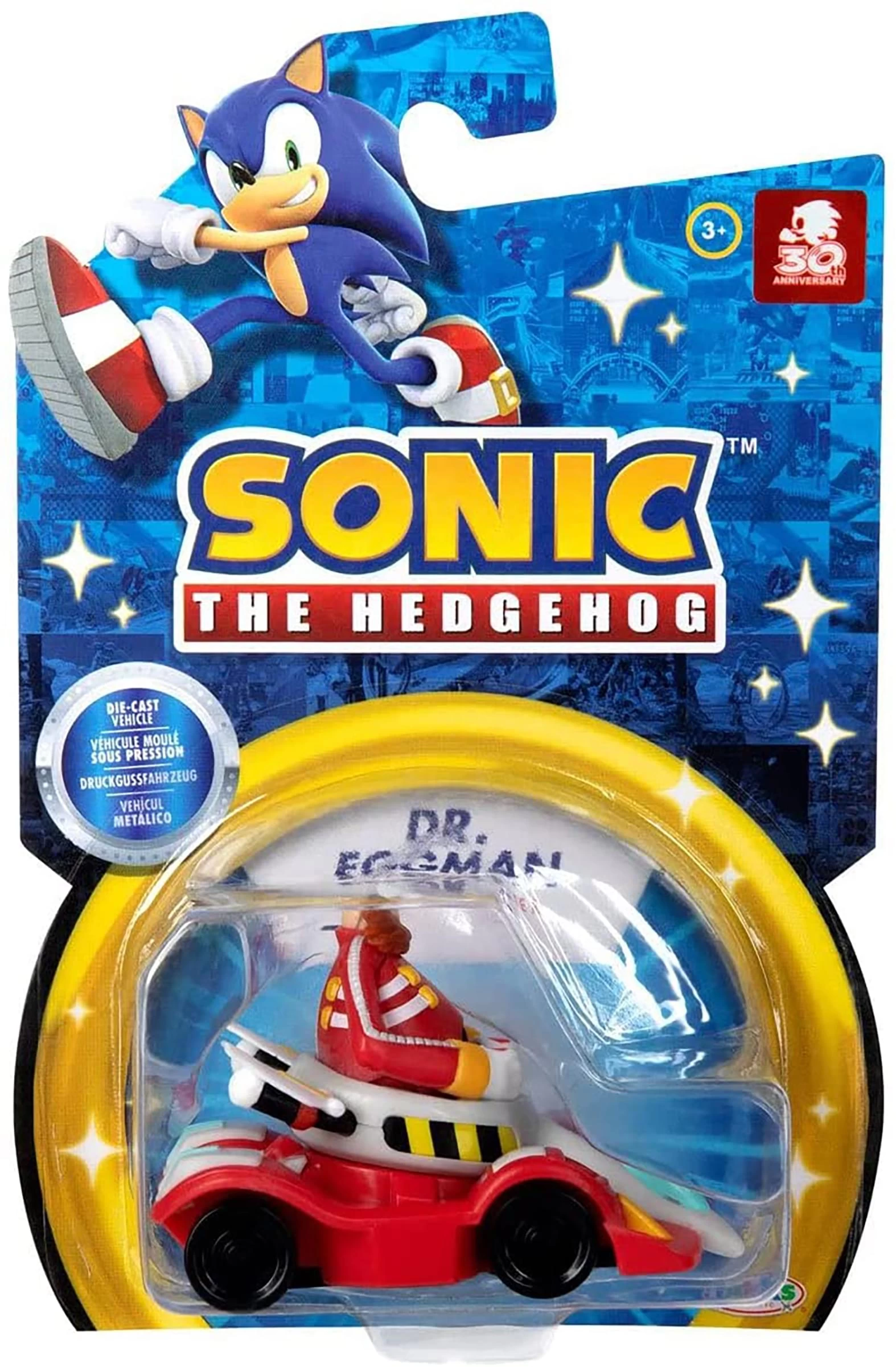JAKKS PACIFIC Sonic The Hedgehog 1:64 Die-Cast Vehicle | Dr. Eggman 5 JAKKS PACIFIC Sonic The Hedgehog 1:64 Die-Cast Vehicle | Dr. Eggman - Image 3
